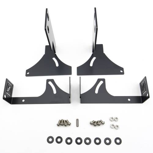 2008-2016 Ford Super Duty Rear Bumper LED Bracket to mount (2) 6 Inch Straight Light Bar - PN #Z385461