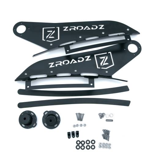 2007-2013 Silverado, Sierra 1500 Front Roof LED Bracket to mount (1) 50 Inch Curved LED Light Bar - PN #Z332051