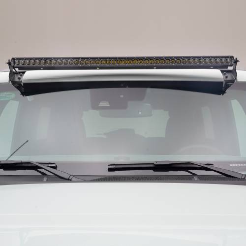 2021-2026 Ford Bronco Front Roof LED Kit with (1) 40 Inch LED Straight Single Row Slim Light Bar - PN #Z335401-KIT