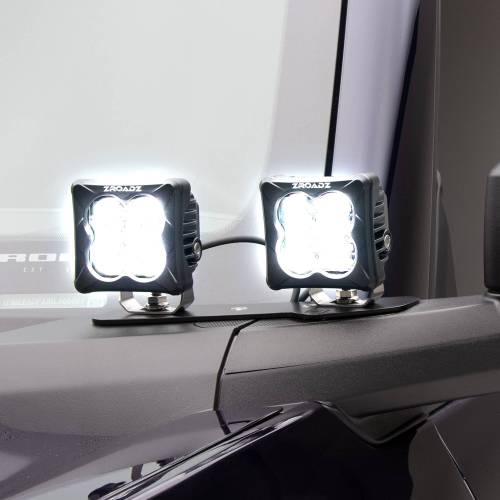 2021-2026 Ford Bronco LED Kit with (4) 3 Inch White LED Pod Lights - PN #Z365401-KIT4