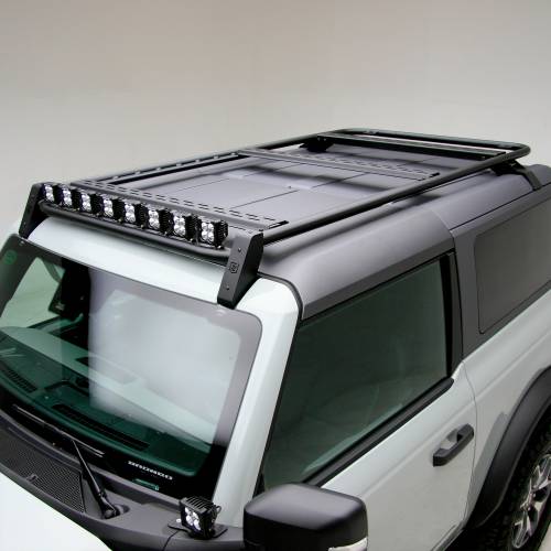 2021-2026 Ford Bronco Roof Rack, 2 Door with (8) 3 Inch LED Pods Lights - PN ...