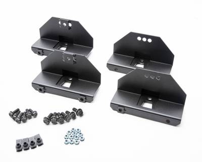 2021-2026 Ford Bronco Rock Slider Installation Bracket Kit, for use on 4 Door Model Rock Sliders - Part # Z745401-4BK