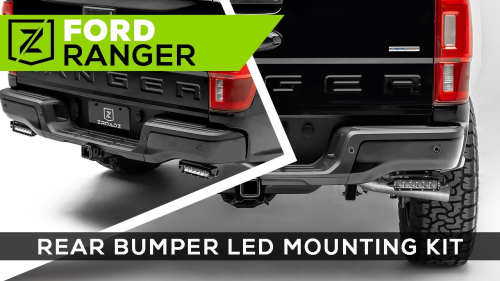2019-2021 Ford Ranger Rear Bumper LED mounting Kit from ZROADZ Offroad Products