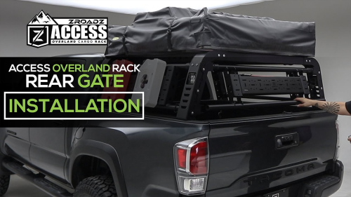 ZROADZ Access Overland Rack - Rear Gate Installation
