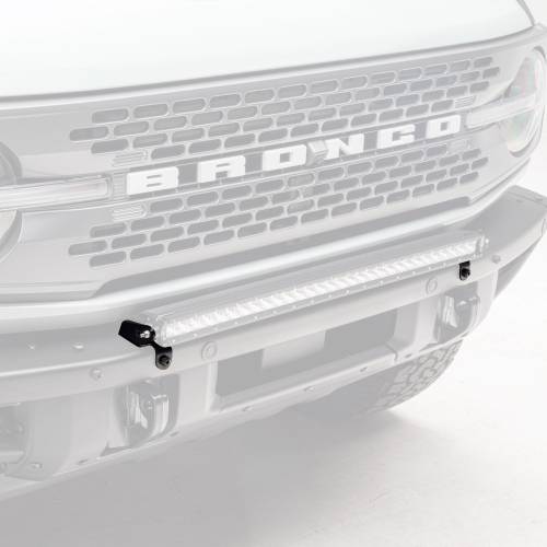 2021-2026 Ford Bronco Front Bumper Top bracket ONLY  to mount (1) 30 Inch LED Straight Single Row Slim Light Bar - PN #Z325421 On Sale