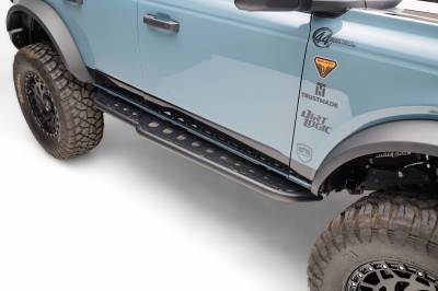 2021-2026  Ford Bronco Rock Slider Side Steps, TrailX.R3 Series, 4 Door Models, Part # Z745601