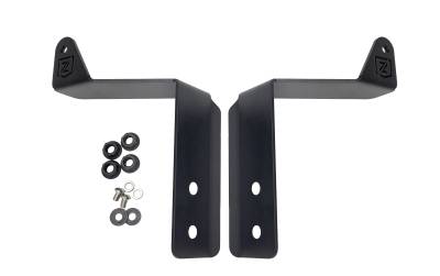 2020-2022 Ford Super Duty Front Bumper Top LED Bracket to mount (1) 30 Inch Curved LED Light Bar - PN #Z325572