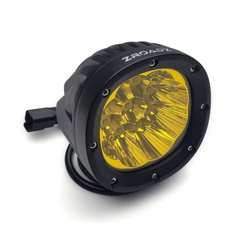 ZROADZ 4-Inch Round AMBER LED Light, Flood/Spot Beam Pattern, 1pc – Part # Z3090W4RDA