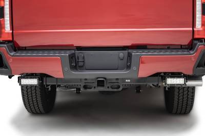 2023-2026 Ford Superduty, F250/F350/F450 Rear Bumper Mounting Bracket Kit, Includes (2) ZROADZ 6-Inch Dual Row LED Light Bars and Universal Harness - Part # Z385971-KIT