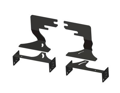 2023-2026 Ford Superduty, F250/F350/F450 Rear Bumper Mounting Brackets ONLY, Used to mount (2) 6-Inch ZROADZ Dual Row LED Light Bars or Similar - Part # Z385971