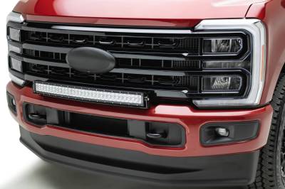 2023-2026 Ford Superduty, F250/F350/F450 Front Bumper Top LED Mounting Brackets ONLY, Used to mount (1) ZROADZ 30-Inch Curved Dual Row LED Light Bar or Similar - Part # Z325971