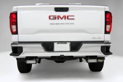 2020-2023 Chevrolet Silverado 2500/3500HD Rear Bumper LED Mounting Brackets ONLY, used to mount (2) 6-Inch Straight Double Row LED Light Bars - Part # Z381231 On Sale