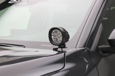 2024-2025 Toyota Tacoma/2025-2025 4Runner Ditch Hood Light Bracket Mount Kit, Includes (2) 4-Inch ZROADZ White LED Light Pods - Part # Z369451-KIT2