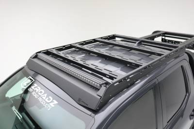 2024-2026 Toyota Tacoma Roof Rack With LED Diffuser, Includes (1) 40-Inch ZROADZ White Single Row LED Light Bar and Universal harness - Part # Z849461